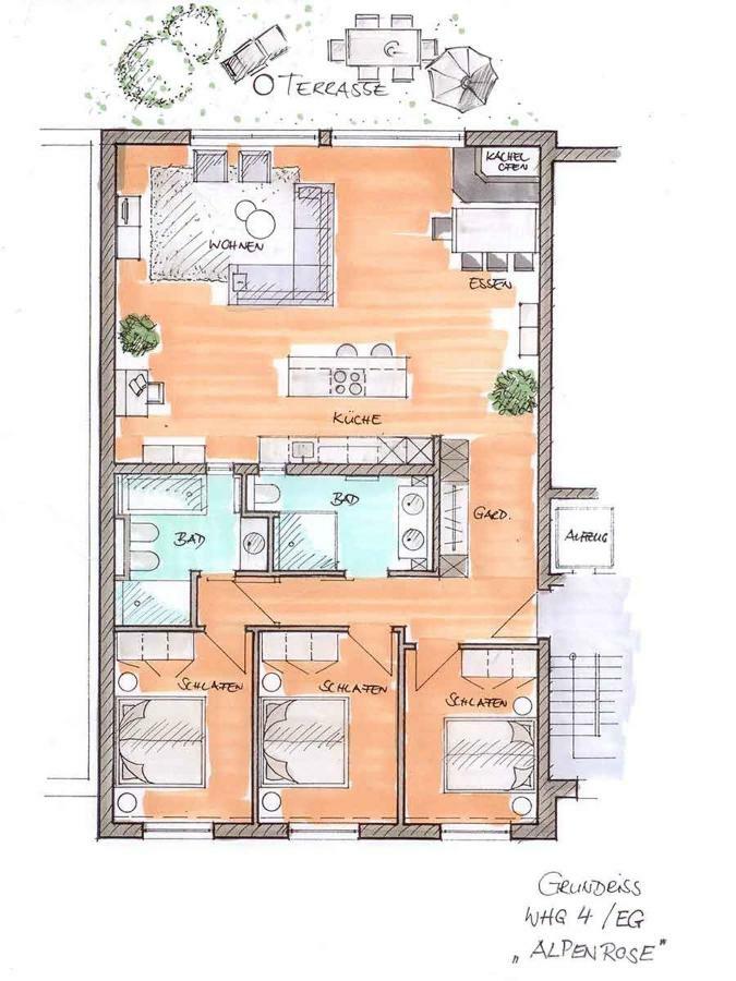 Chalet Alpenrose 134Qm Am Golfplatz Oberstaufen Kültér fotó